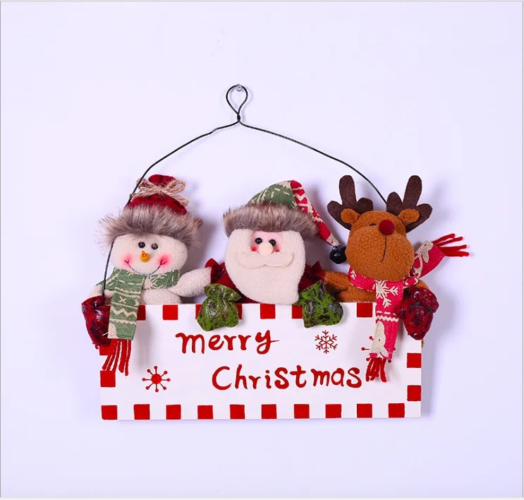 Модные деревянные рождественские украшения Adornos Navidad 2020 подарки для дома|Кулоны и