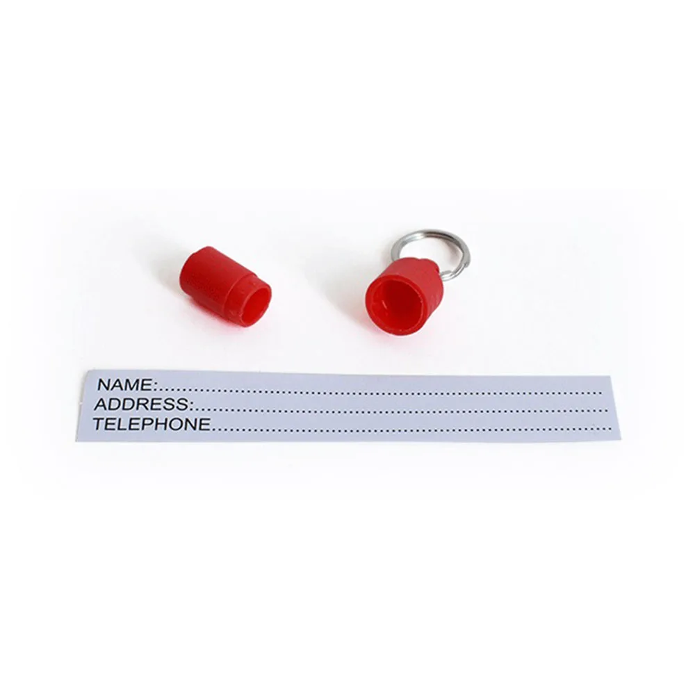 Подвеска для животных анти потеря Пластиковая Капсула собака ID бирка Щенок