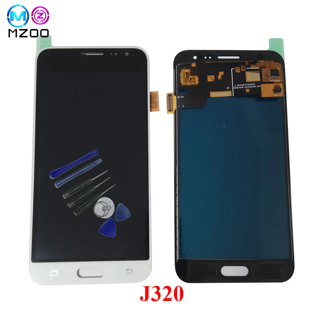 Для Samsung Galaxy J3 2016 J320 J320F SM ЖК дисплей Дисплей Сенсорный экран Панель дигитайзер для