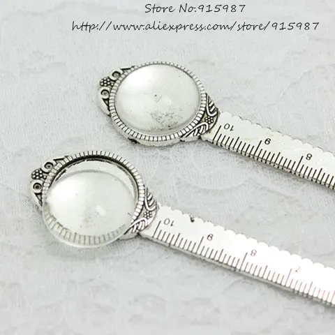 5 комплектов камея из античного бронзового сплава круглая линейка 23*132 мм