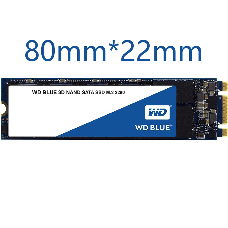 Verkaufen Western Digital Blau 500GB 1TB M.2 Solid State Drive Festplatte NGFF Interne M2 2280 SATA 6 Gb/s 560 MB/s Für PC Laptop Notebook