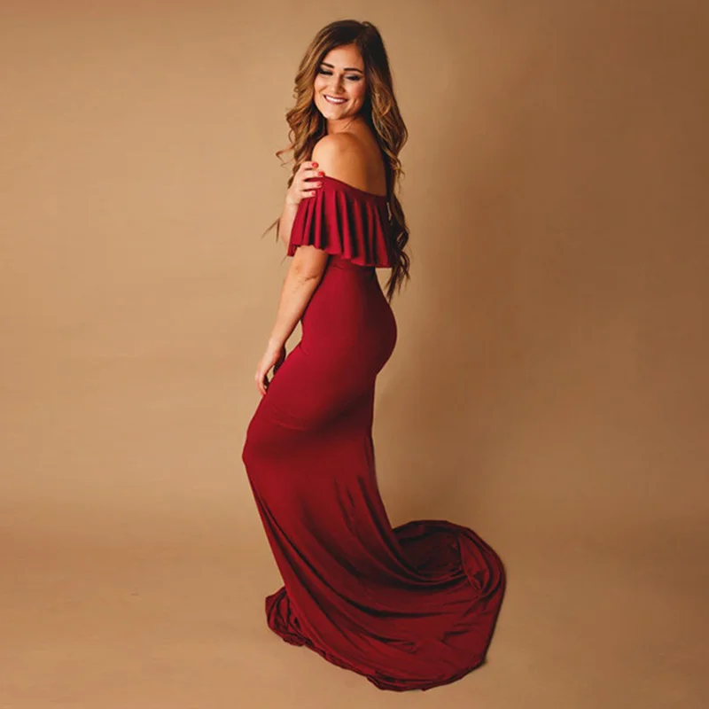 Горячая Распродажа платье для беременных женщин 2018 реквизит фотосъемки
