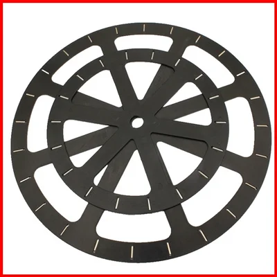 plastic 12 дюймов Lazy Susan полый вращающийся Подшипник Круглый Поворотный стол стул дисплей стенд 360 градусов металлическая поворотная пластина основание оборудование - Цвет: plastic