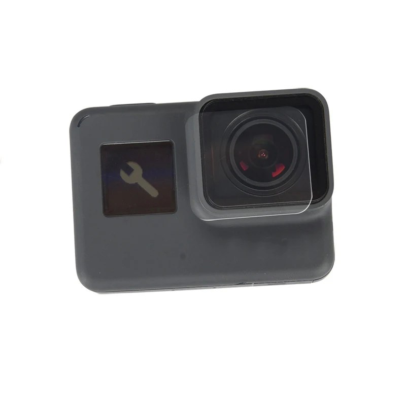 Защитная пленка из закаленного стекла для HD ЖК экрана + крышка объектива GoPro HERO 7 6 5