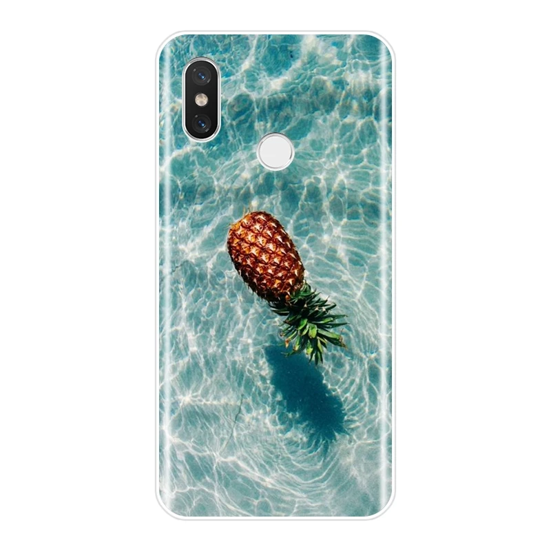 Чехол для телефона с ананасовой пальмой Xiaomi Mi A1 A2 Lite 8 SE 5 5C зеркальный 5X 6 6X Plus