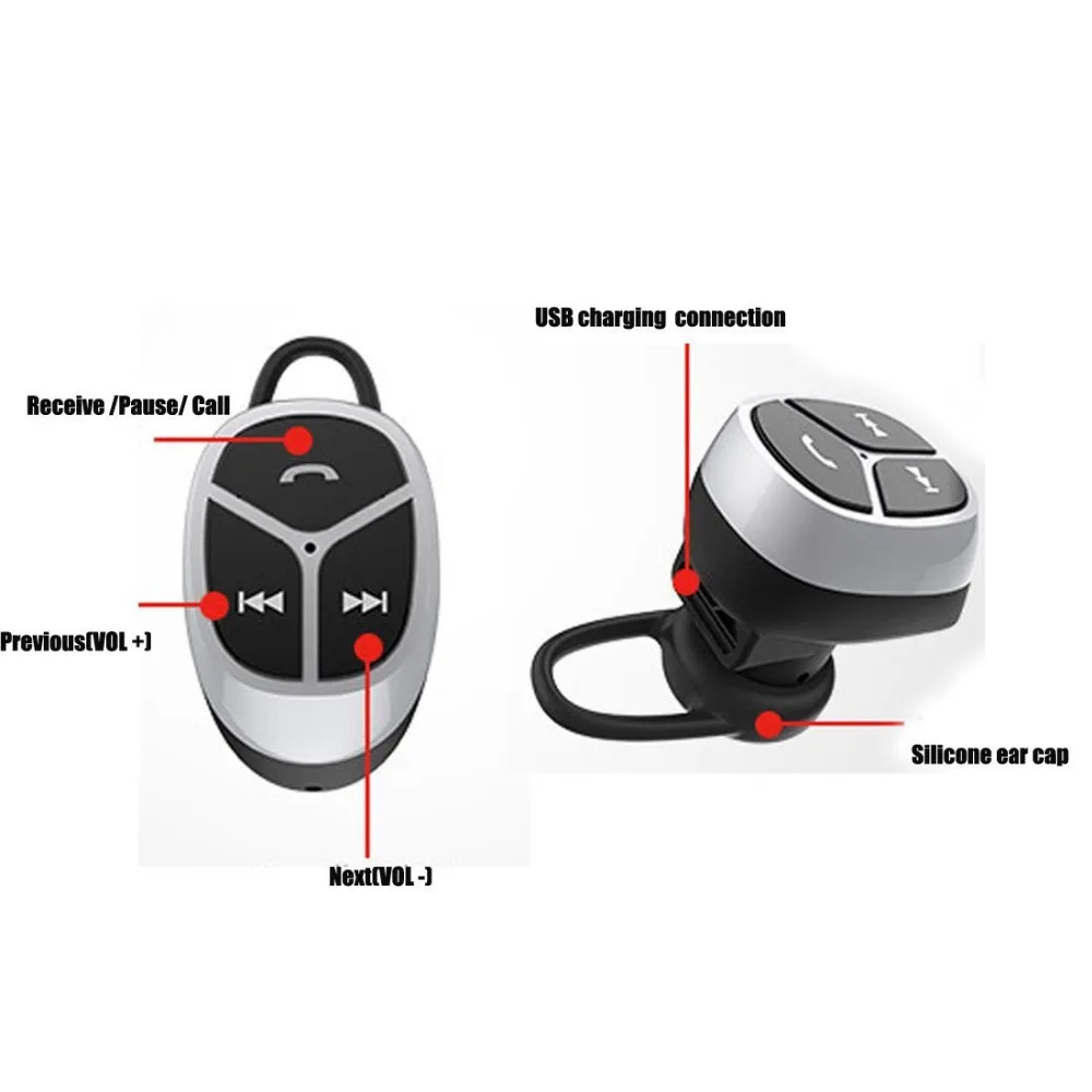 Bluetooth-гарнитура T9 беспроводная гарнитура мини-наушники-вкладыши стереонаушники