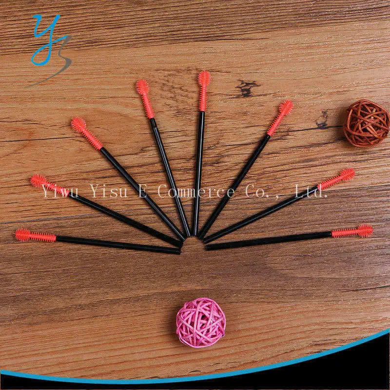 Макияж ресниц Кисточки Силиконовые 500 шт. разовые Тушь для аппликатор палочка