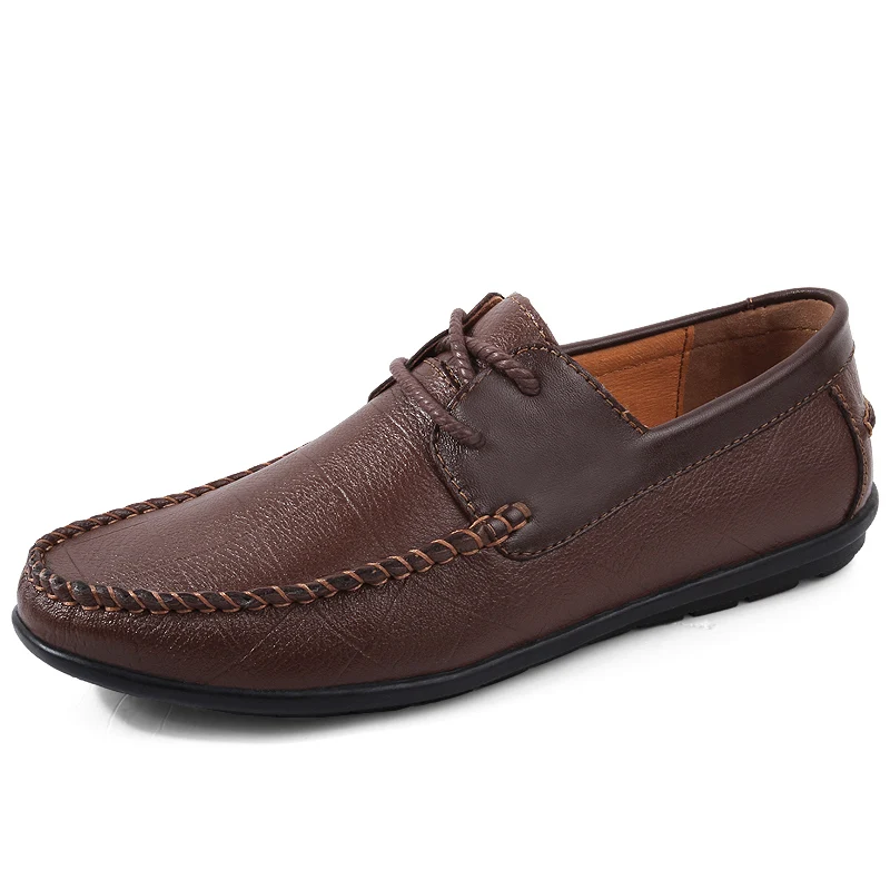CLAX Men's Shoe Genuine Leather Casual Shoes 2018 Spring Summer Leisure Flats Male Walking Footwear | Обувь