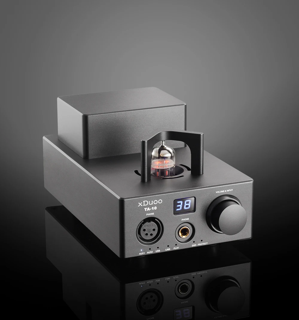 Новинка XDuoo TA 10 AK4490 XMOS USB DSD DAC 12AU7 ламповый усилитель для наушников вход AUX цифровой