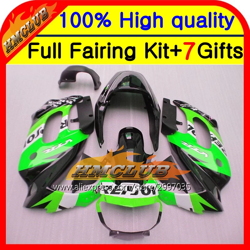 Repsol зеленый корпус для HONDA VTR1000F SuperHawk 97 05 44HM31 VTR 1000 F 1000F 98 99 00 01 02 03 04 обтекатель