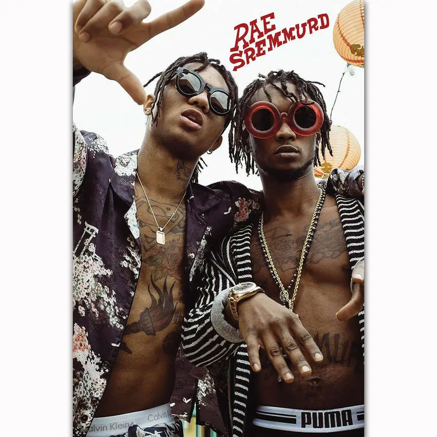 Q1353 плакаты и принты Горячие Rae Sremmurd Swae Lee хип хоп рэп музыкальная группа Обложка