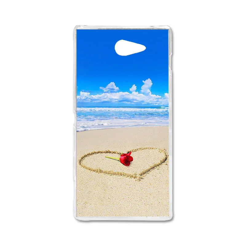 Силиконовый чехол для телефона, чехол для sony Xperia M2 D2302 S50H D2303 D2305 D2306, двойной чехол из ТПУ с милыми животными