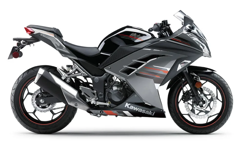 Мотоцикл полный набор наклеек наклейка подходит для 2013-Kawasaki-Ninja300 черный |
