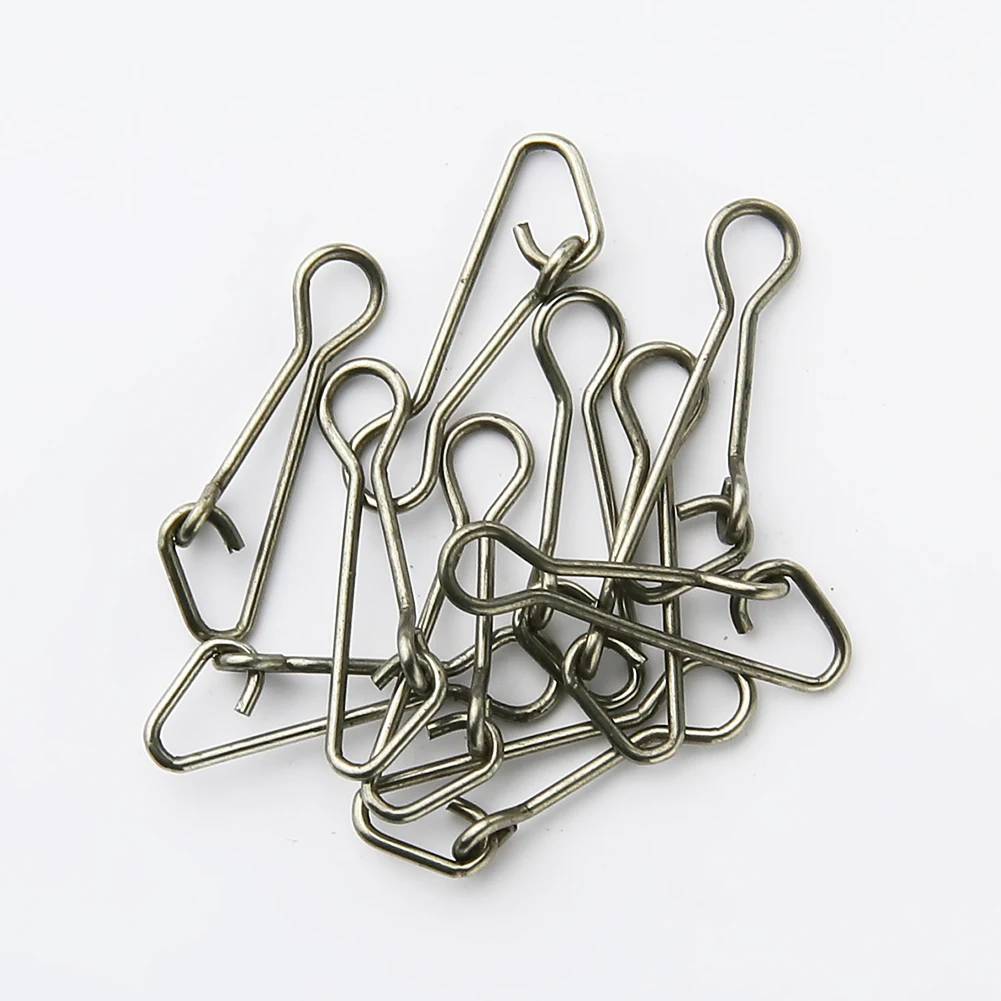 100 шт. рыболовная коробка рыболовный соединитель вертлюг с крючками защелки для