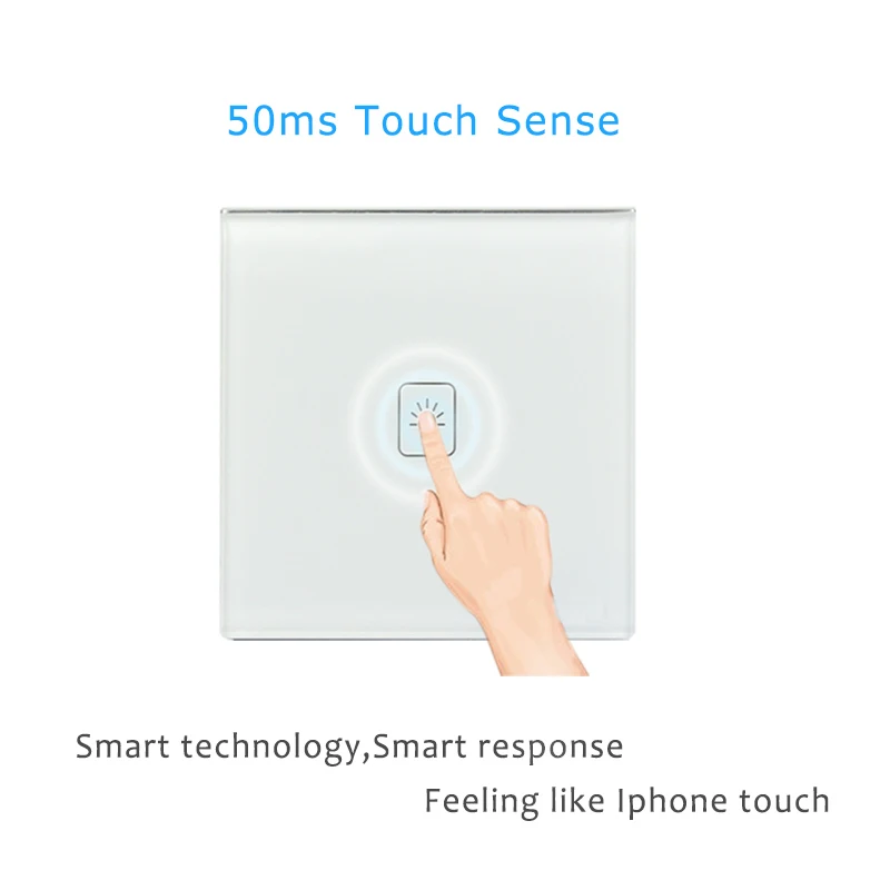 Сенсорный диммер стандарт ЕС бесплатная доставка настенный выключатель белая