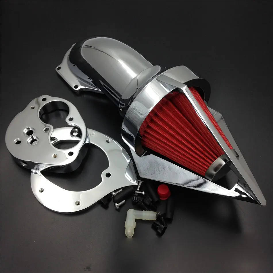 Для 00-12 Kawasaki Vulcan 1500 1600 VN1500 VN1600 шип конус для мотоцикла воздухоочиститель набор