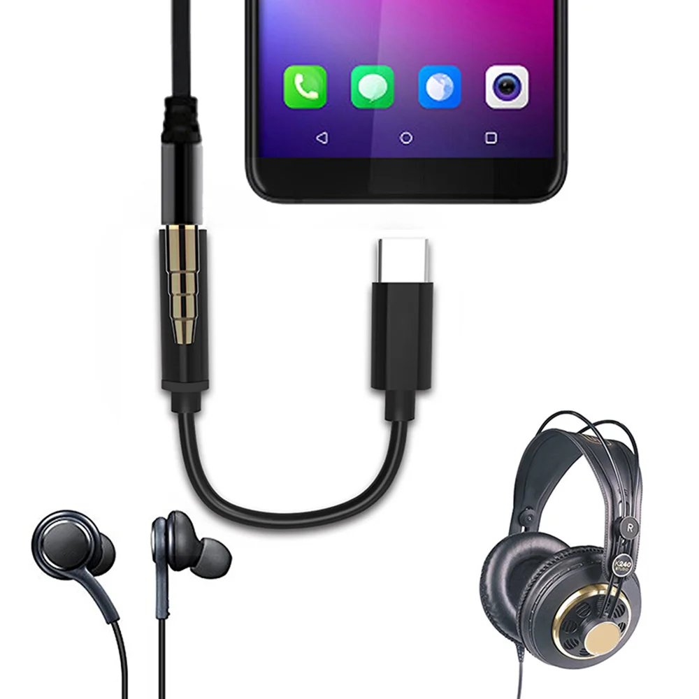 ACCGUYS Тип C до 3 5 мм аудио кабель Type наушники гарнитура адаптер USB AUX для динамика Xiaomi