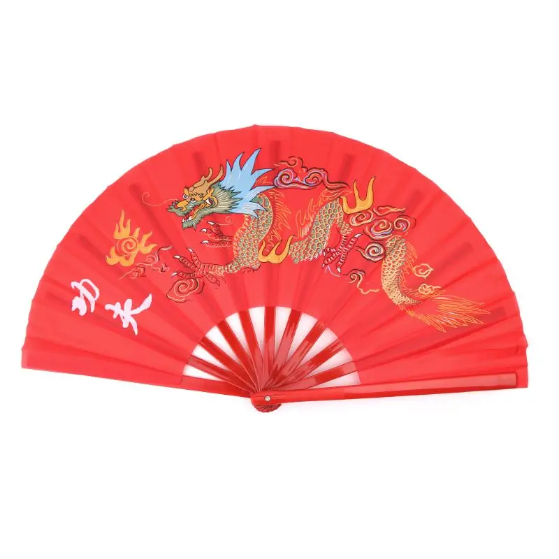 33cm Chinese Traditional Martial Arts Folding Tai Chi Fan Kung Fu Performance Hot | Спорт и развлечения