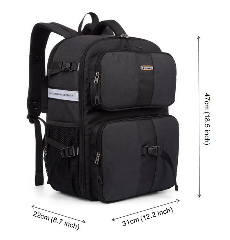 Водонепроницаемый Оксфорд Многофункциональный DSLR ЗЕРКАЛЬНЫЕ ФОТОКАМЕРЫ Рюкзак