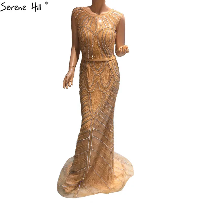 Дубай Дизайнер Русалка Роскошные Новые Вечерние платья 2019 без рукавов
