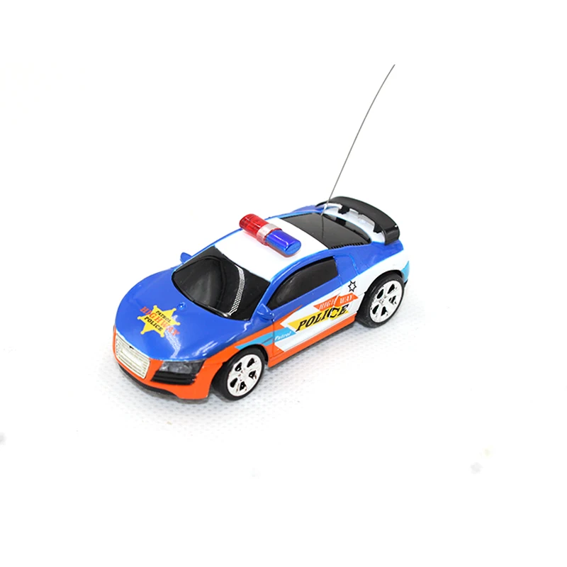 RC автомобиль 20 км/ч 1:58 полицейская мини 4 цвета 3 вида стилей Радио пульт