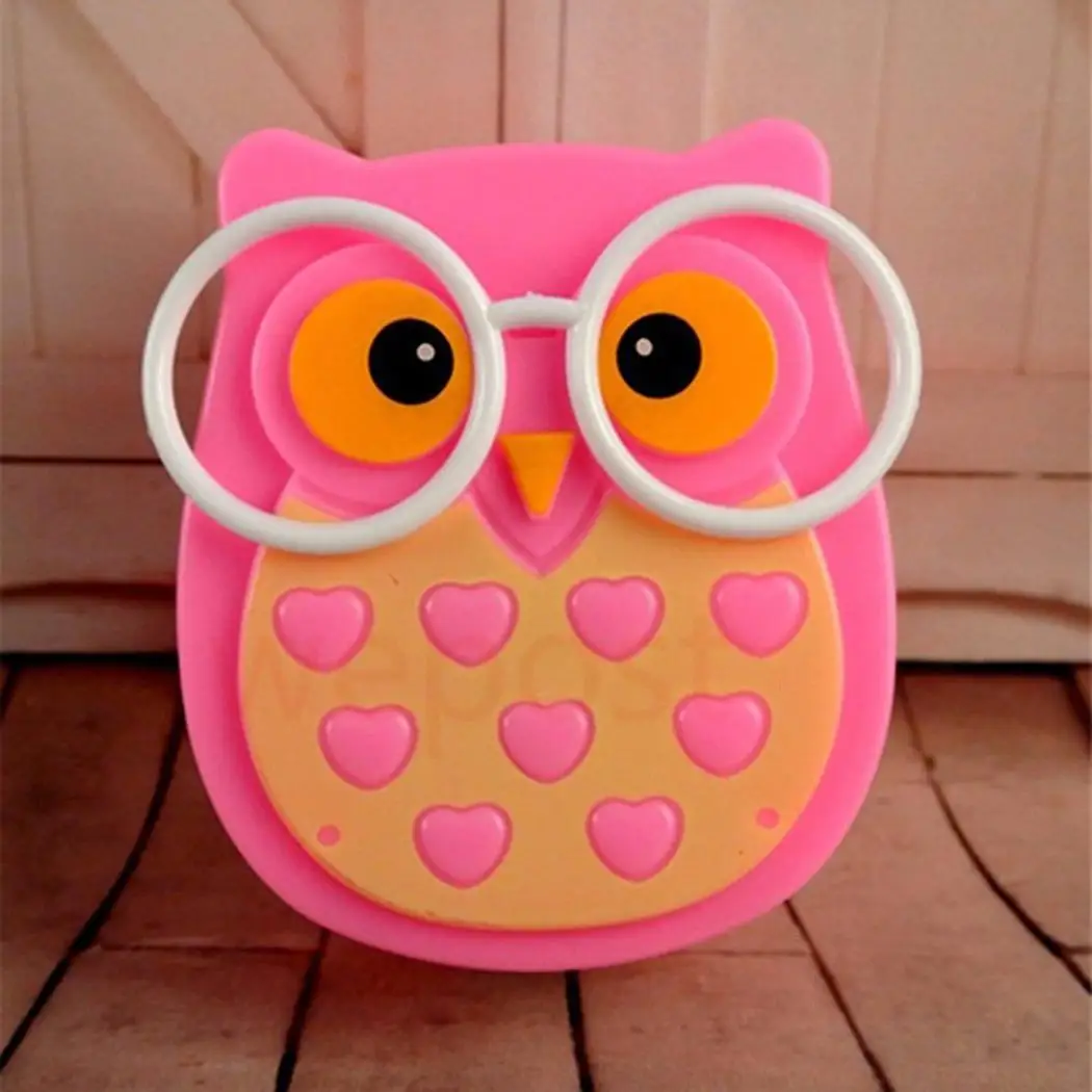 Мини в форме милой Совы энергосберегающие розовые светодиодные ночники ночник 3 6