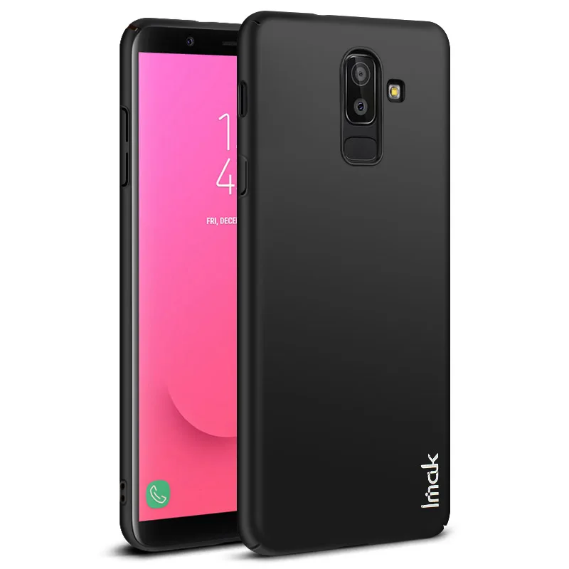 For Samsung Galaxy J8 case iMAK Jazz Slim SKin Tactility Hard Phone Screen protector Film |