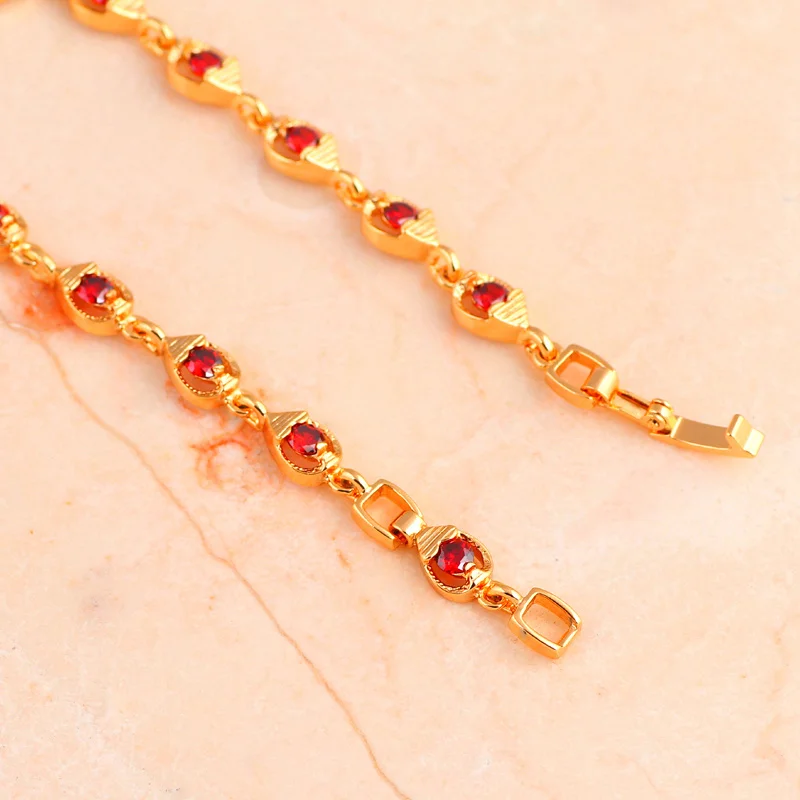 Восхитительный дизайн граната золотистого цвета модные ювелирные изделия