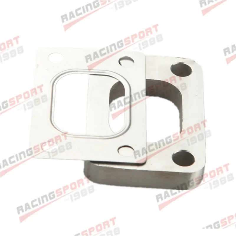 T25 T28 SS304 Turbo Manifold Charger Turbine Inlet Flange + Gasket |