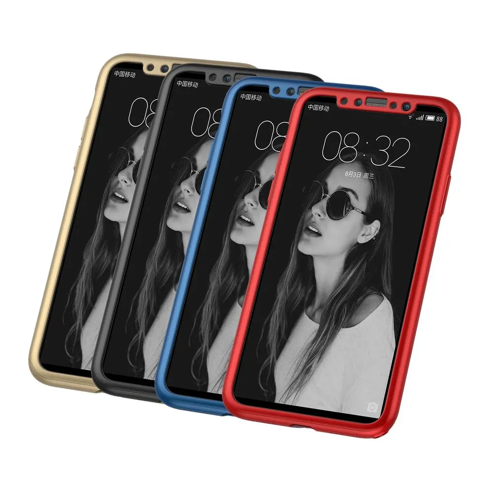 2 шт все включено Защищенный чехол для телефона Твердый полировки iPhone X |