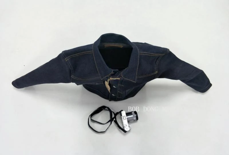 BOB DONG 23oz Selvage джинсовая куртка винтажная одежда 507XX Trucker Selvedge пальто