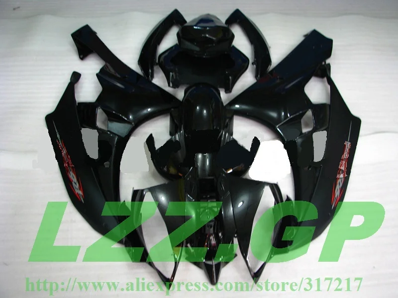 

Injection Hi-quality fairing kit for Yamaha YZF-R6 06-07 YZF R6 06 07 #001c YZF 600 R6 2006 2007 Black fairing parts