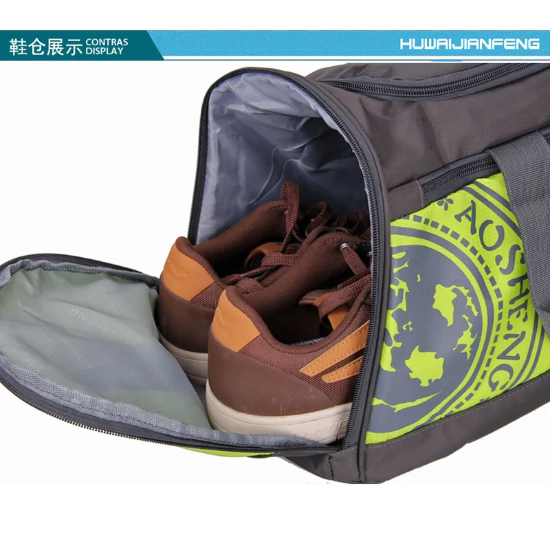 Профессиональные Нейлоновые Спортивные сумки через плечо для спортзала унисекс