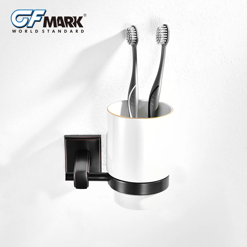 GFmark ORB поверхность держатель чашки для зубной щетки керамическая чашка медная