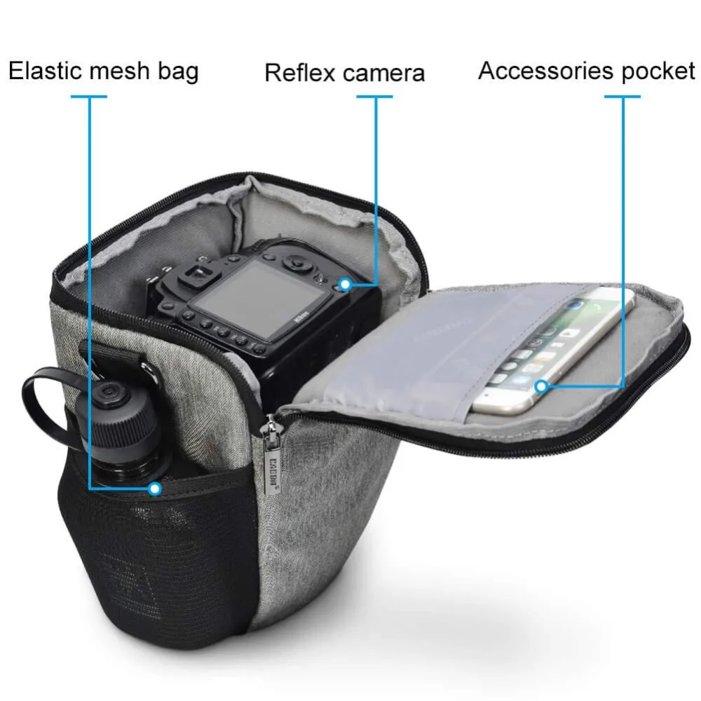 Waterproof DSLR Camera Bag case cover for Canon EOS RP R 90D 5Ds 5D Mark IV III 6D 7D II 2 70D 77D 80D 4000D 2000D 50D 60D | Электроника