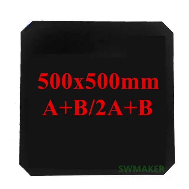 Магнитная клейкая лента для печати на платформе 500x500 мм гибкая пластина DIY