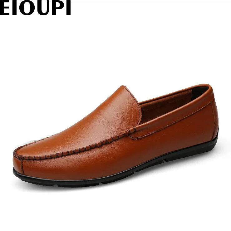 Мужские Водонепроницаемые Мокасины EIOUPI модная повседневная обувь из
