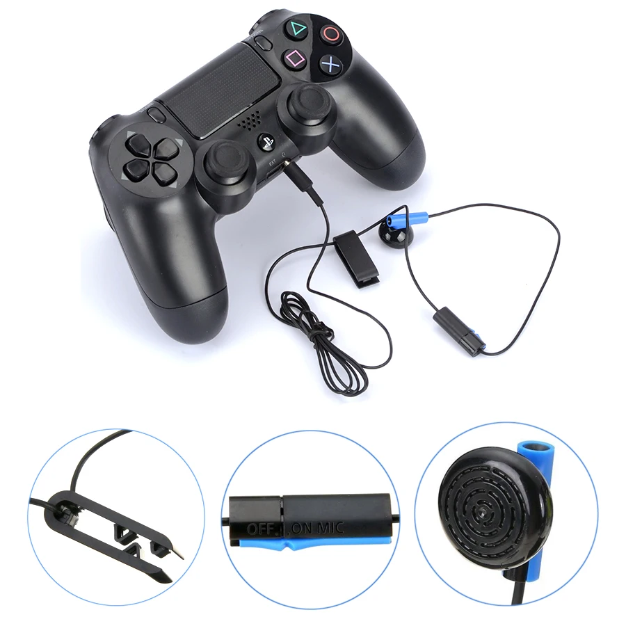 Оригинальная гарнитура для sony Playstation 4 PS4 Игровые наушники с микрофоном