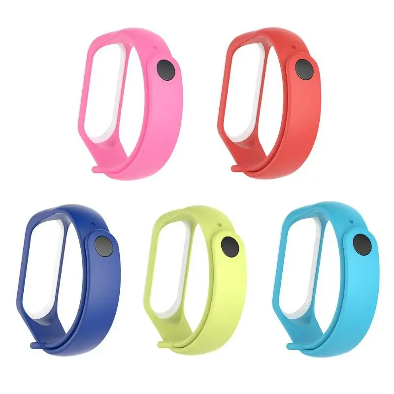Мягкий силиконовый смарт браслет для часов сменный ремешок наручных Xiaomi Mi Band