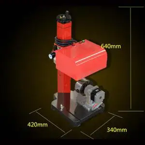 

Pneumatic metal carving machine