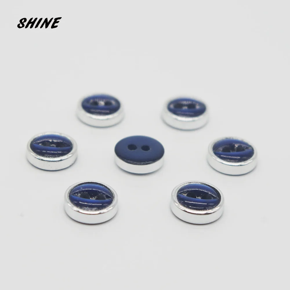 Пуговицы для шитья из смолы SHINE скрапбукинг круглые с двумя отверстиями рыбий