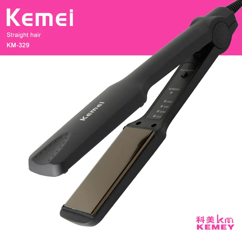 Профессиональный Выпрямитель для волос Kemei утюжок выпрямления керамические