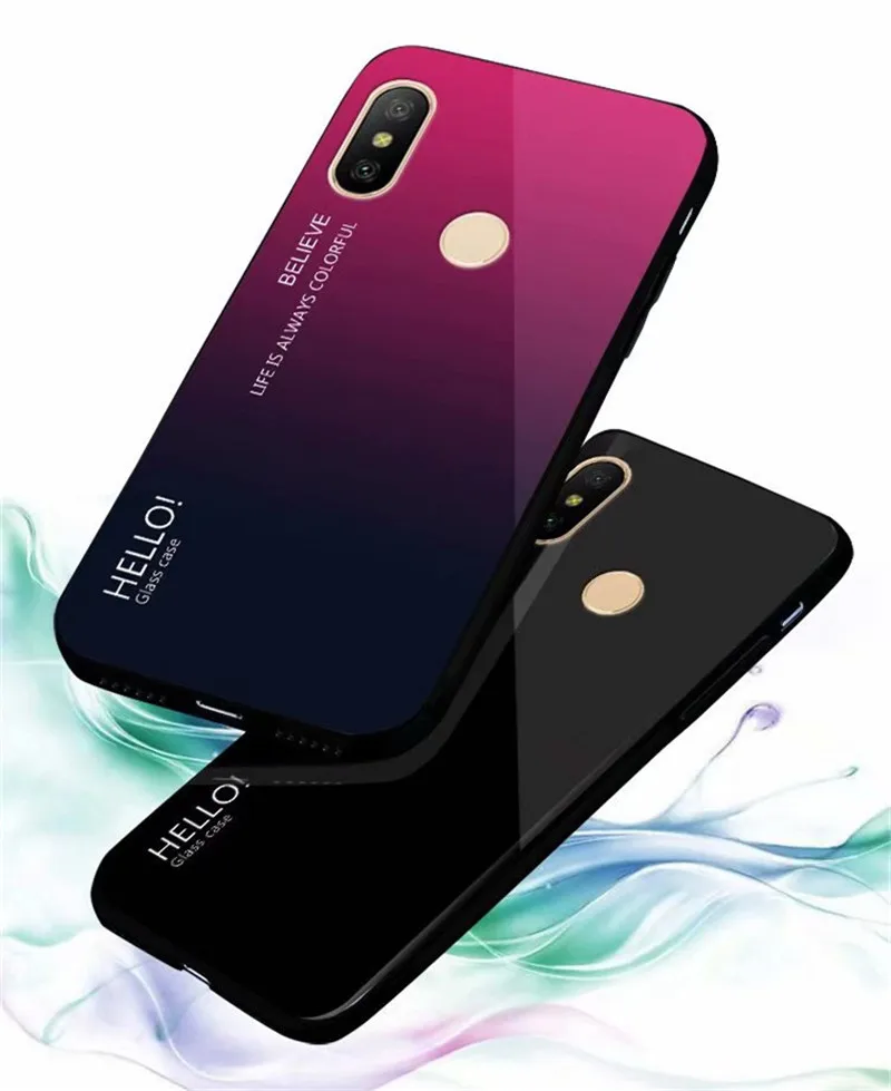 Роскошные закаленное Стекло защиты телефона Чехлы для Redmi Note 5 Pro Чехол 64 ГБ Redmi Note 5 Pro Global 5,99 дюймовый крышка Fundas Coque