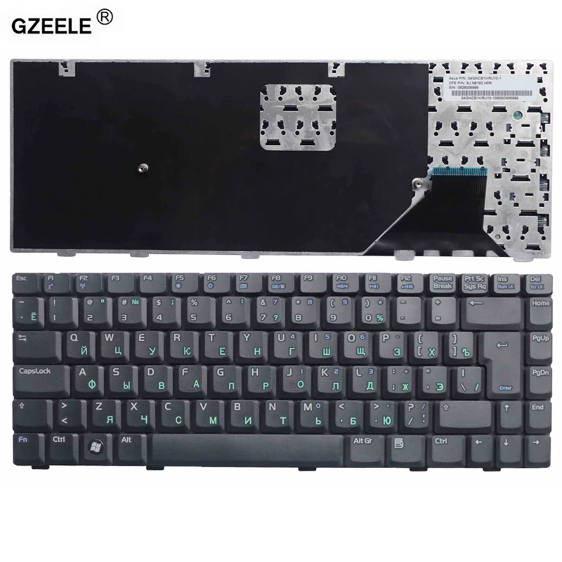 GZEELE RU черный для ASUS A8F A8M A8H A8Z A8 A8J A8Je A8T A8sr W3A F8T A8JV A8JS Z99Fm A8Tm A8Jr A8S Клавиатура ноутбука черный
