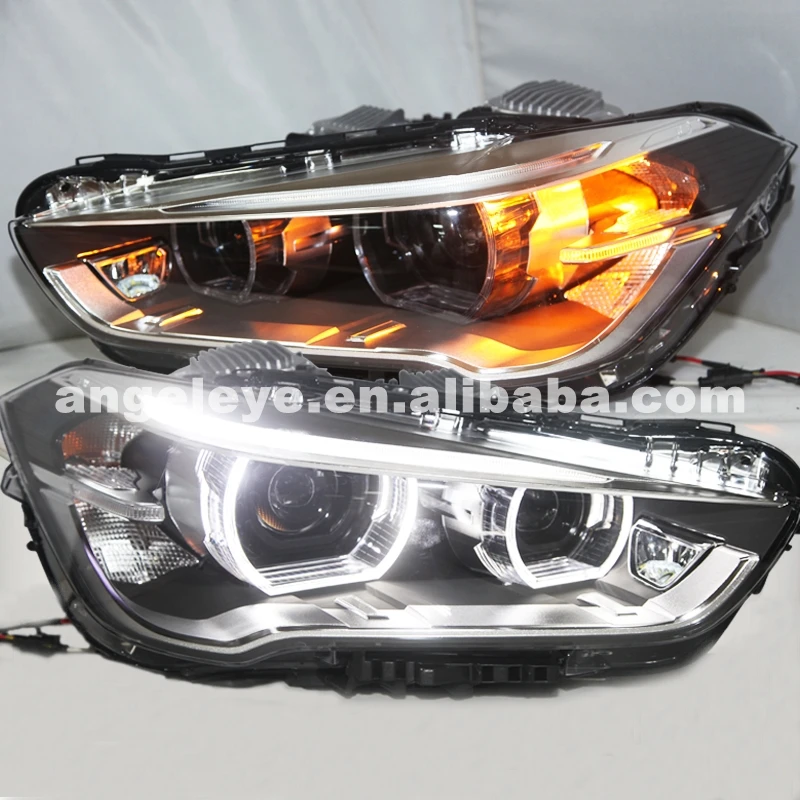 

Для BMW для X1 2016 год светодиодный U Стиль Ангельские глазки фары фара LF