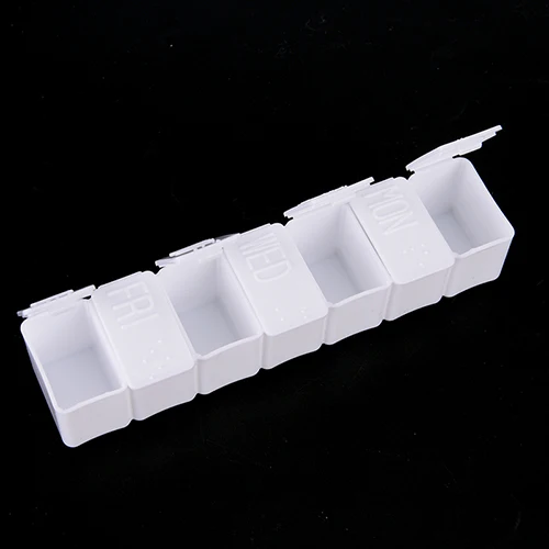 7 Days Weekly Tablet Pill Medicine Box Holder Storage Organizer Container Case Splitters | Красота и здоровье