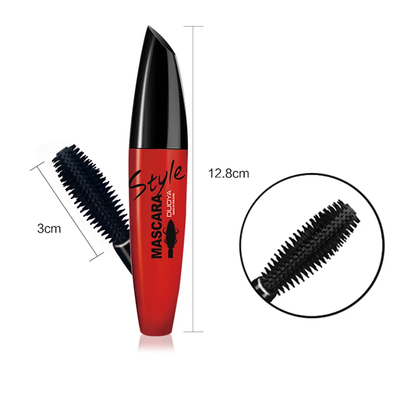 Чёрная тушь водостойкая для ресниц. Производитель: DUOYA Корея|fiber lash mascara|3d fiber