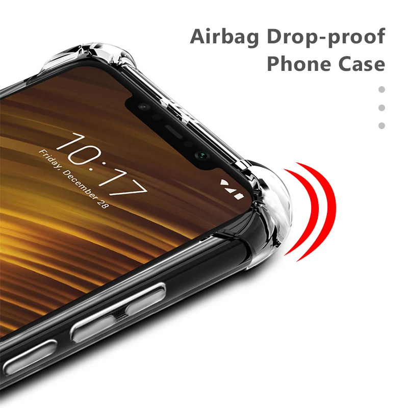 Прозрачный мягкий чехол для Xiaomi Mi 8 A2 Lite A1 Mix 3 2S Mi6 6X 5X Play силиконовый Pocophone F1 Mi8 SE |
