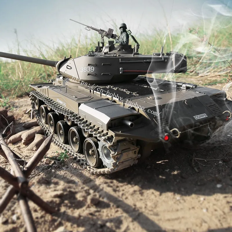 7 0 Новая версия с инфракрасной системой 1:16 США M41A3 боевой танк Bulldog дистанционным