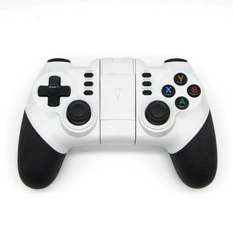 White MASiKEN аналоговая функция L2/R2 Bluetooth беспроводной игровой контроллер геймпад джойстик для Android iPhone с приемником 2,4G - Цвет: White